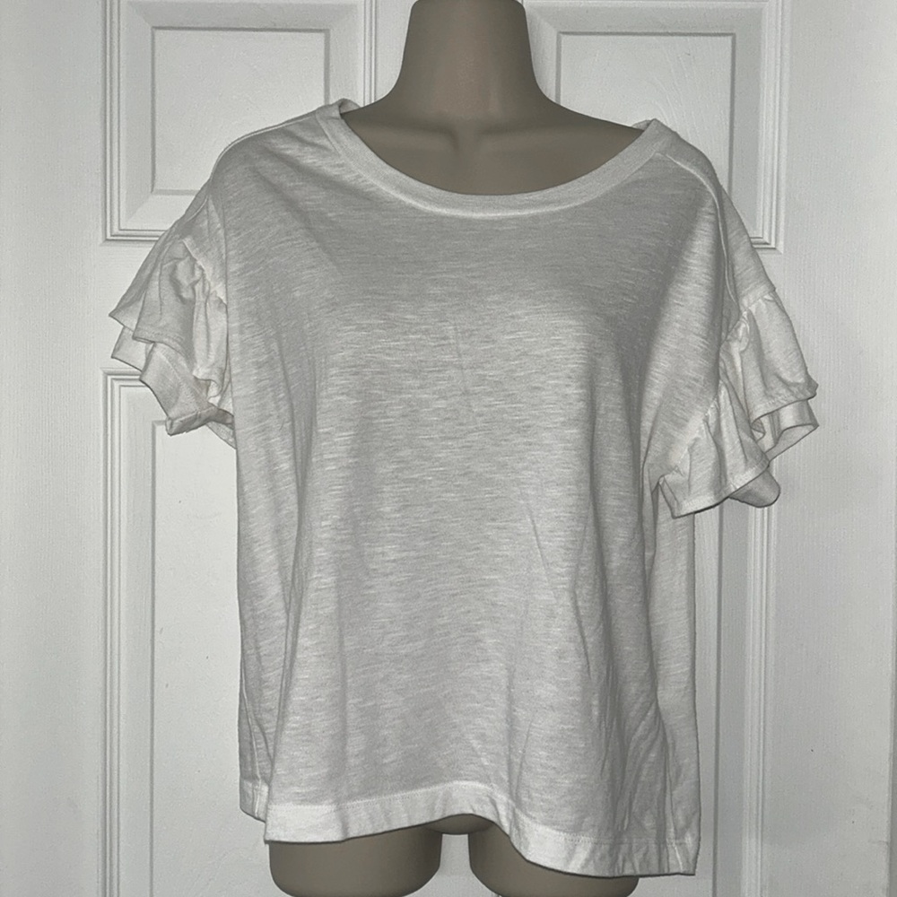 Madewell Women's Ruffle Sleeve Top